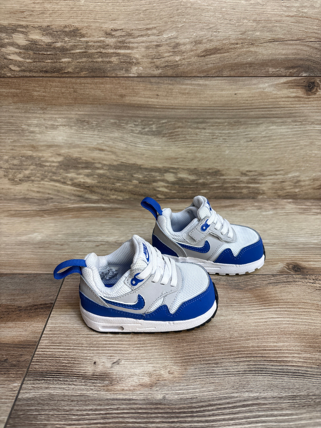 Nike Air Max 1 EasyOn TD 'Royal Blue' Sneakers sz 4c