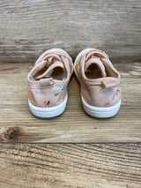 Cat & Jack Double Velcro Parker Sneakers Pink Sz 6c