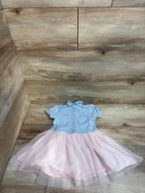 OshKosh Denim Shirt Dress With Tulle Skirt sz 2T