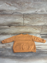 Zara Pull Over Red Canyon Sweatshirt Orange sz 9-12m