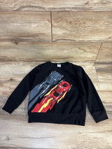 Disney Pixar Cars Pullover Sweatshirt Black sz 5/6T
