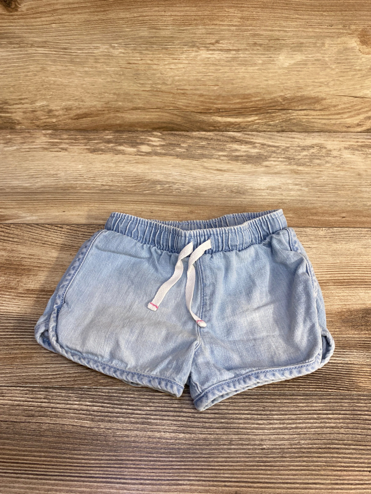 Cat & Jack Drawstring Chambray Shorts Blue sz 18m - Me n Mommy To Be