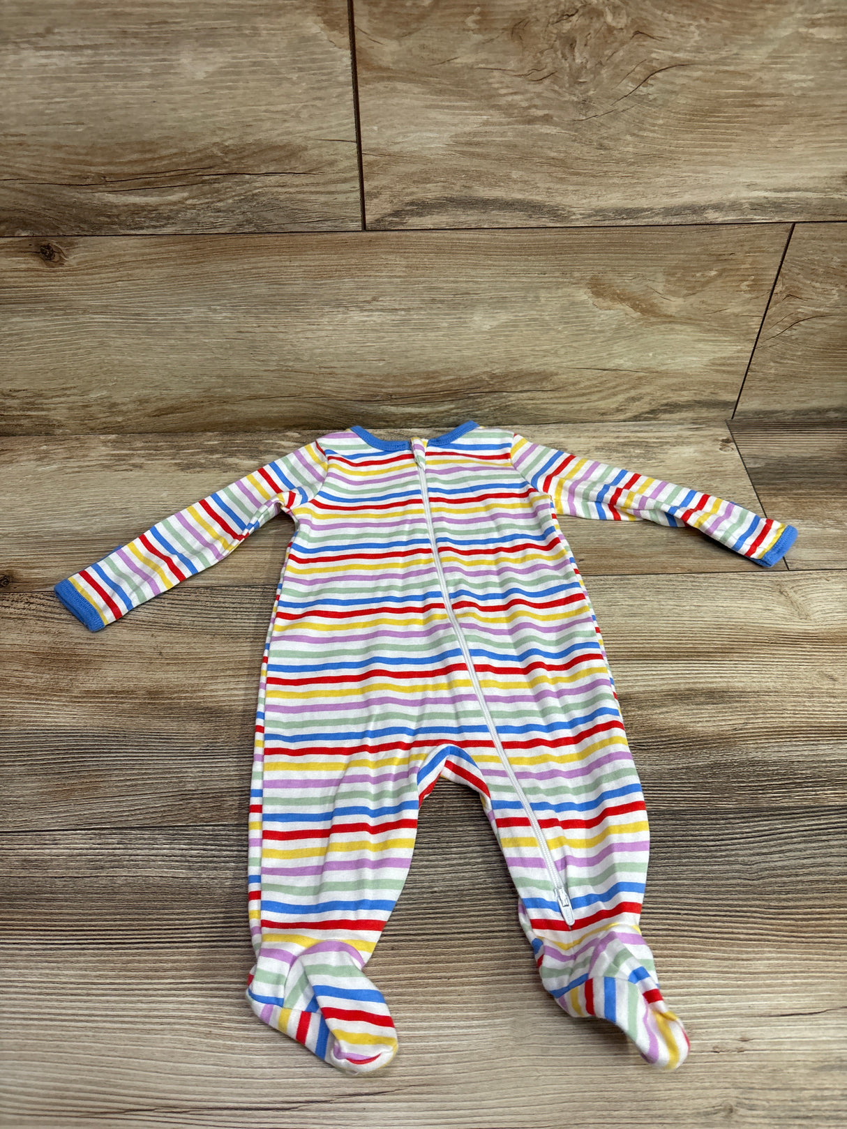 Wonder Nation Striped Sleeper White sz 0-3m