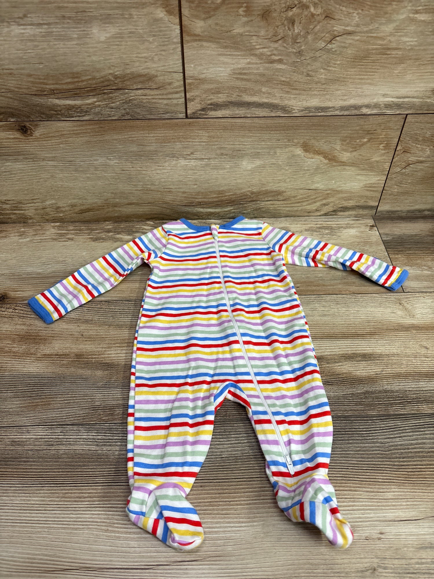 Wonder Nation Striped Sleeper White sz 0-3m