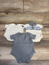 Mario Lopez 3pk Bodysuits Beige sz 6/9m