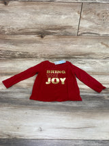 NEW Cat & Jack Bring The Joy Shirt Red sz 18m