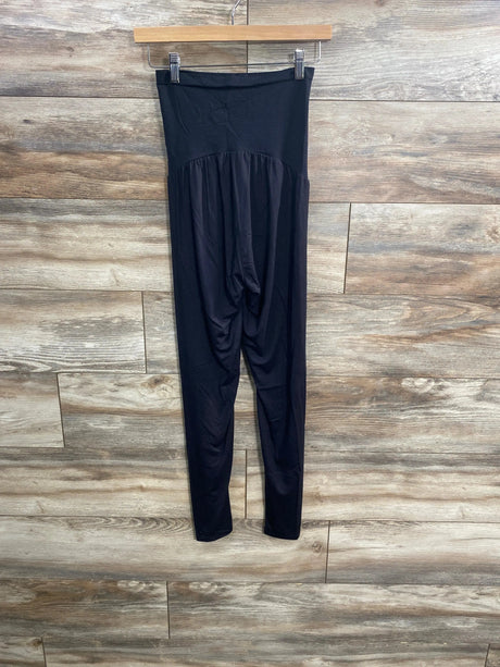 NEW A Pea In The Pod Black Secret Fit Belly Leggings sz Medium - Me 'n Mommy To Be