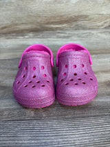 Crocs Baya Lined Clogs Pink Glitter sz 6c