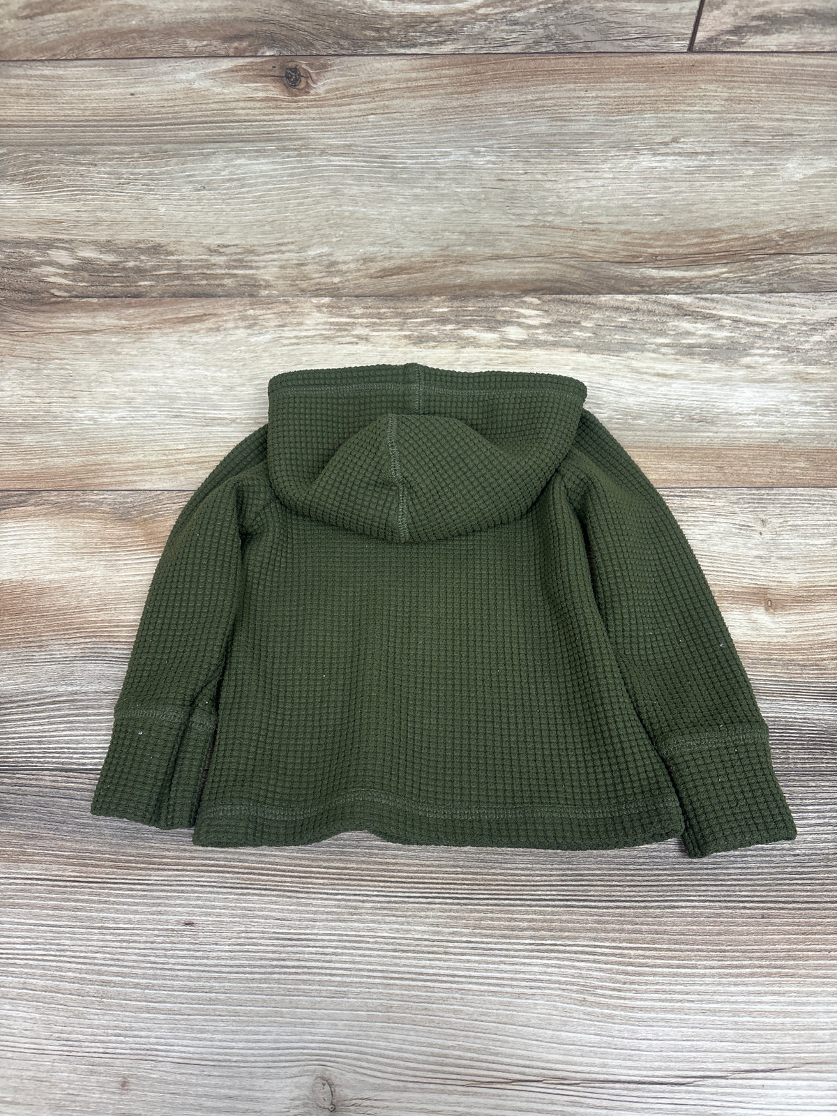 Jumping Beans Hooded Knit Shirt Green sz 18m