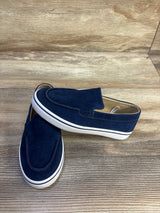 Janie & Jack Suede Slip On Sneakers Blue sz 12c