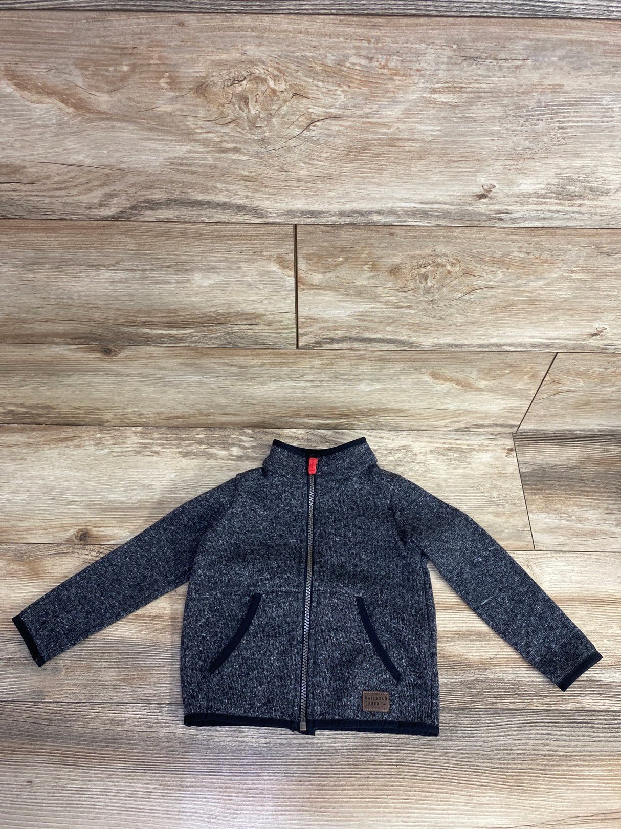 Carter's Full Zip Fleece Jacket Grey sz 24m