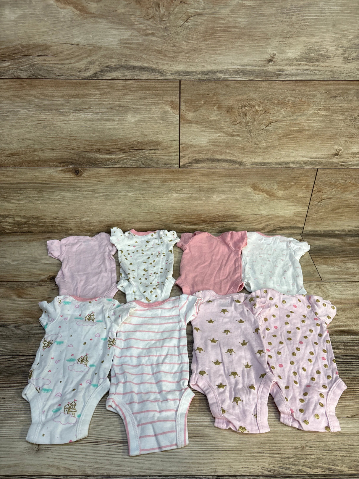 Gerber 8pk So Sweet Bodysuit Set Pink sz Preemie