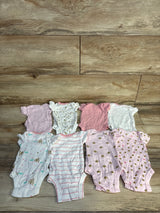 Gerber 8pk So Sweet Bodysuit Set Pink sz Preemie