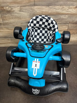 Baby Joy 4-in-1 Foldable Baby Activity Racecar Walker Blue