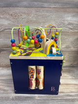 B. toys Zany Zoo Wooden Activity Cube