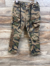 FWRD Denim Distressed Drawstring Camo Jeans Brown sz 5T