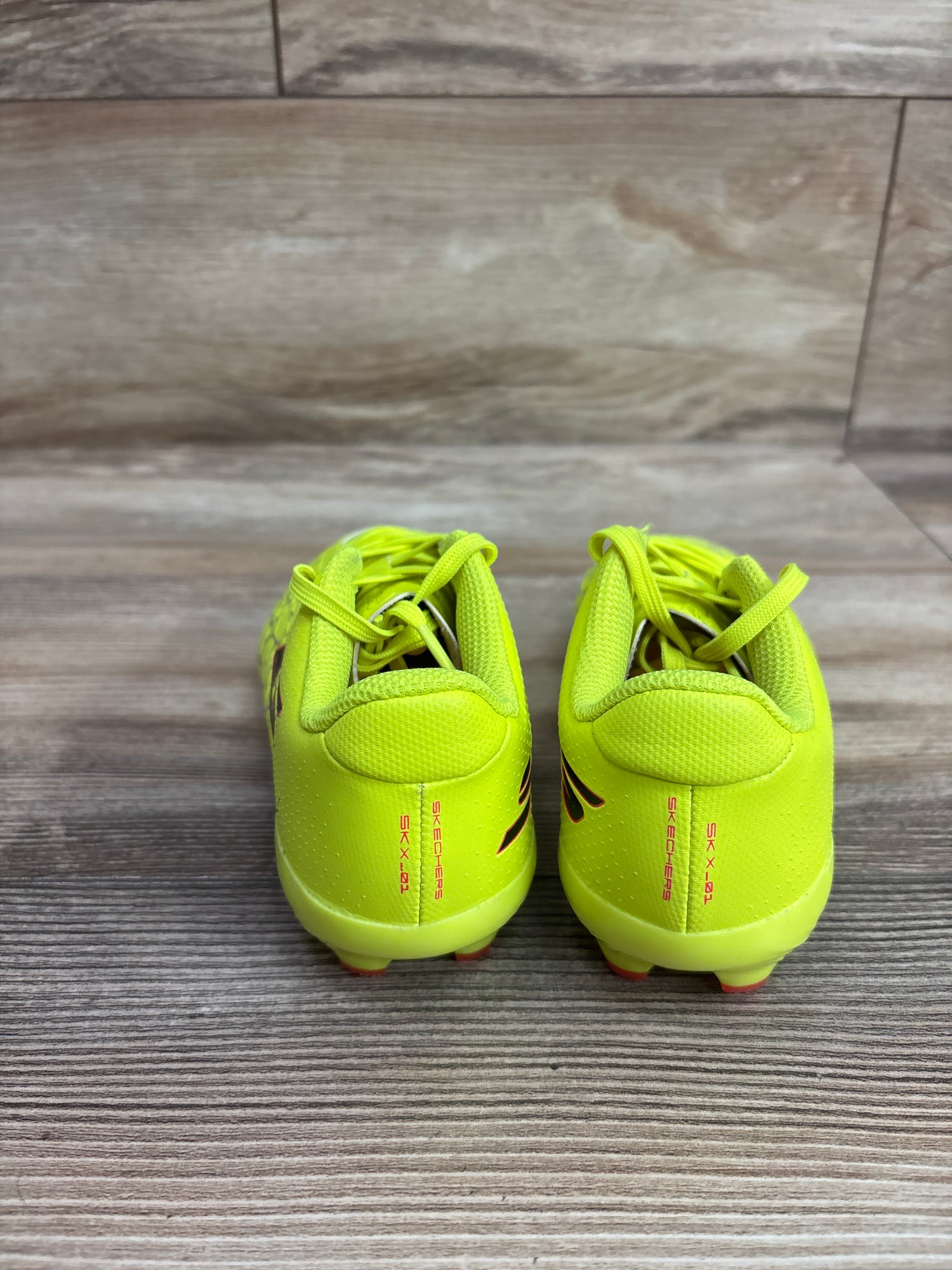 Skechers SKX 1.5 Junior FG Soccer Cleats Lime sz 13c