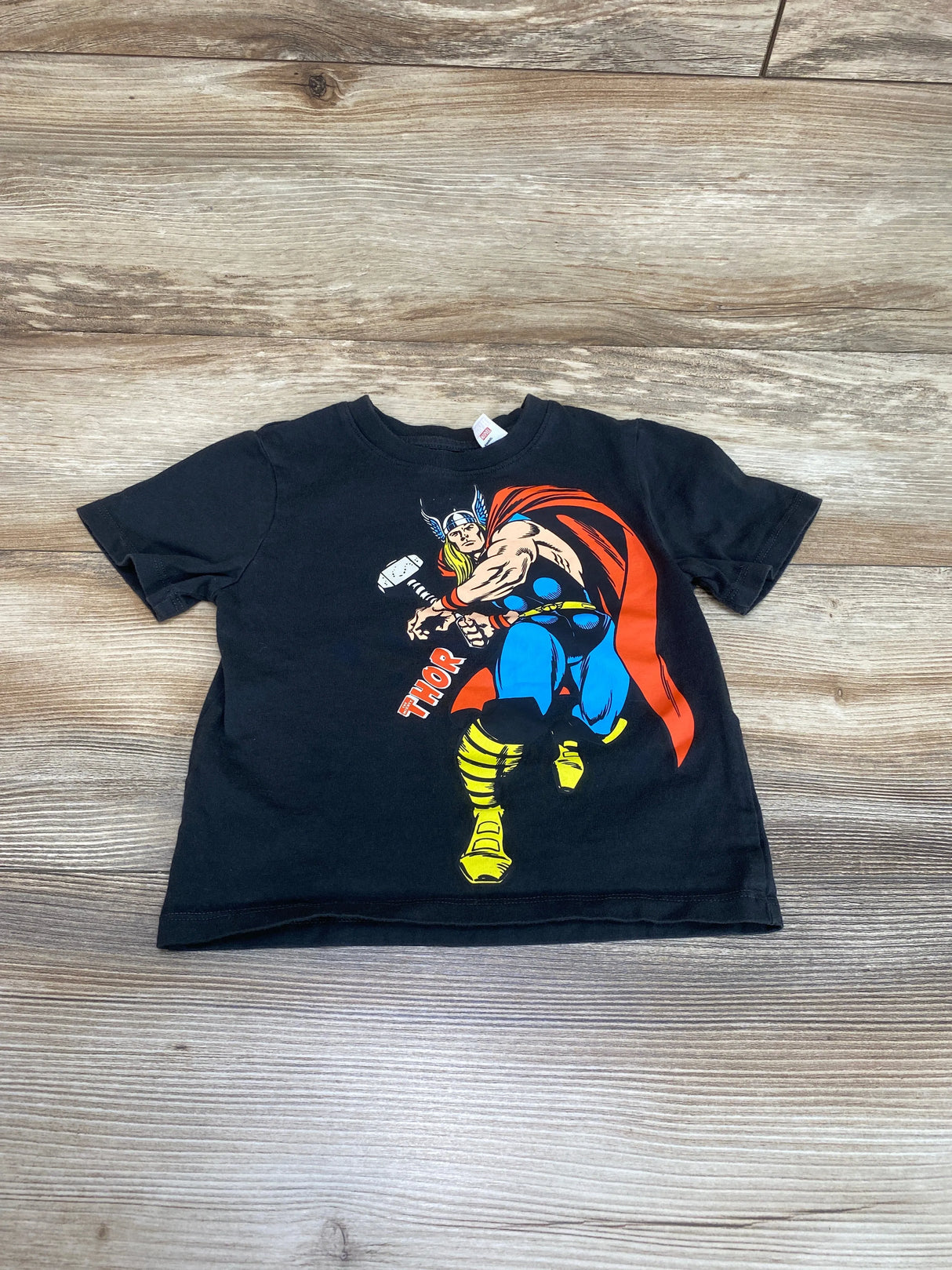 H&M Marvel Thor T-Shirt Black sz 2T