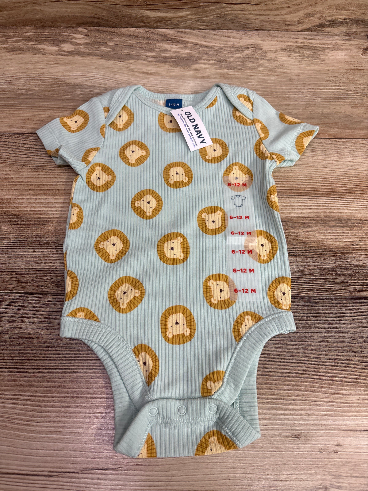 NEW Old Navy Rib-Knit Bodysuit Blue sz 6-12m