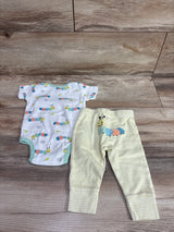 Koala Baby 2pc Caterpillar Bodysuit & Pants Set White sz 3-6m