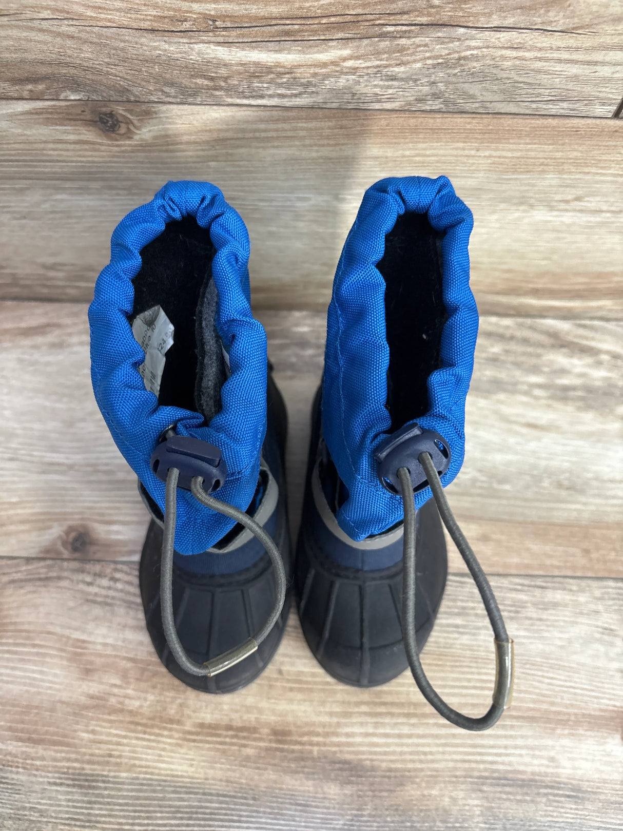Columbia Powderbug Plus II Waterproof Snow Boots Blue sz 10c