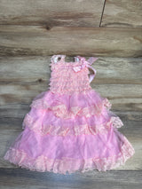 NWOT Cutie Baby Boutique Lace Ruffle Dress Pink sz 2/3T