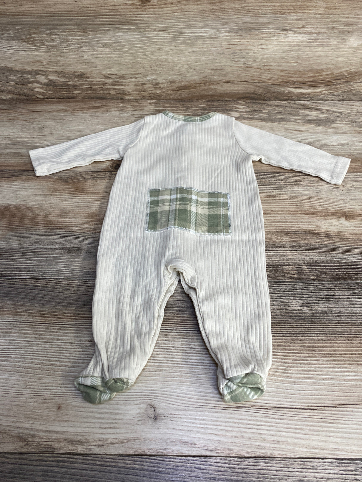 Baby Starters Ribbed Sleeper Cream sz 3m