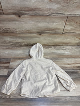 Shein Thermal Hooded Button Up Cream sz 2-3T