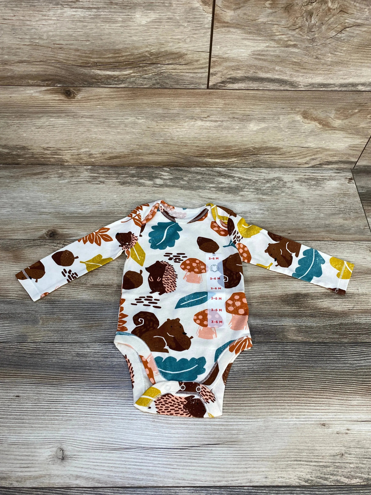 NEW Old Navy Fall Print Bodysuit sz 3-6m