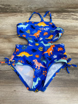 Cat & Jack 1Pc Dino Swimsuit Blue sz 4T