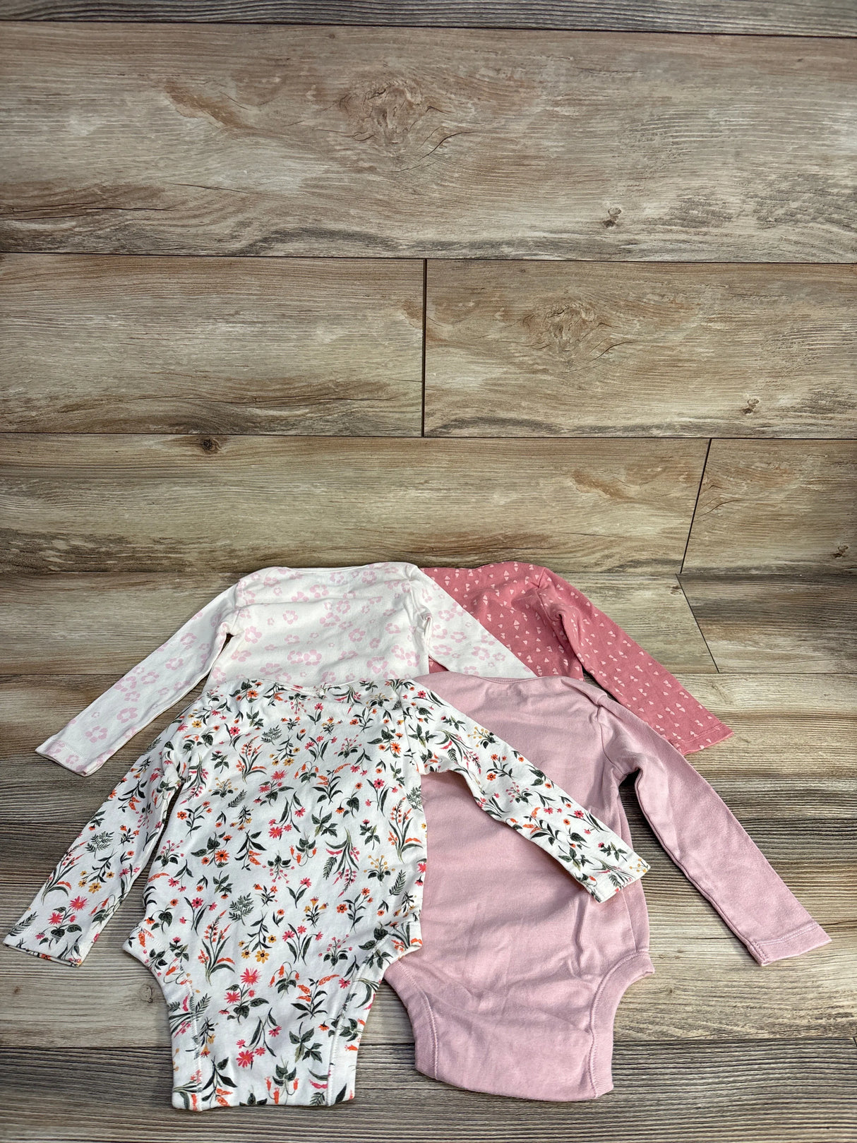 Old Navy 4pk Bodysuit Set Pink sz 18-24m