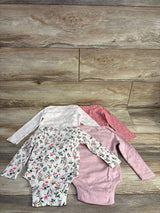 Old Navy 4pk Bodysuit Set Pink sz 18-24m