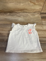 Baby Gap Embroidered Rabbit Shirt White sz 6-12m