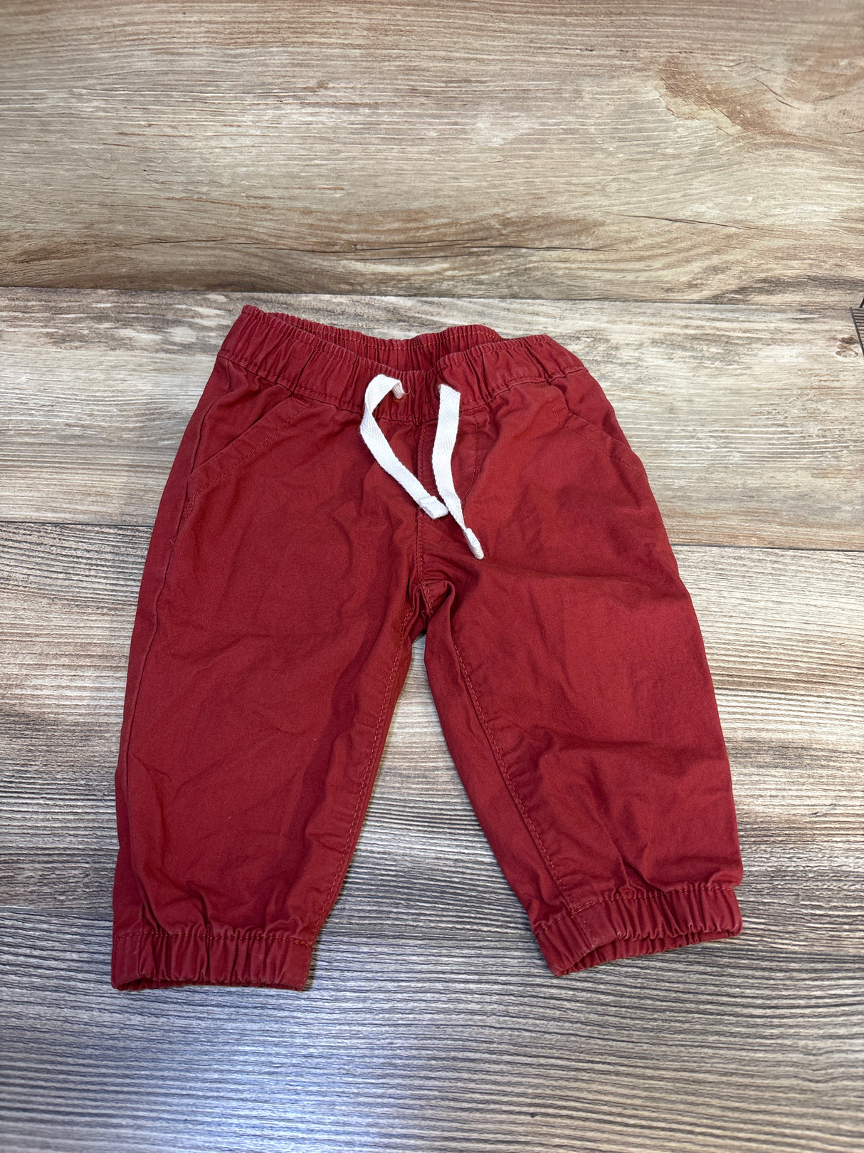 Baby Gap Drawstring Joggers Brick sz 3-6m