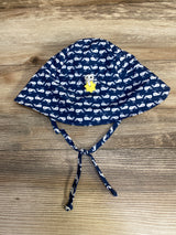 Green Sprouts UPF50+ Flap Sun Protection Hat, Navy sz 0-6m