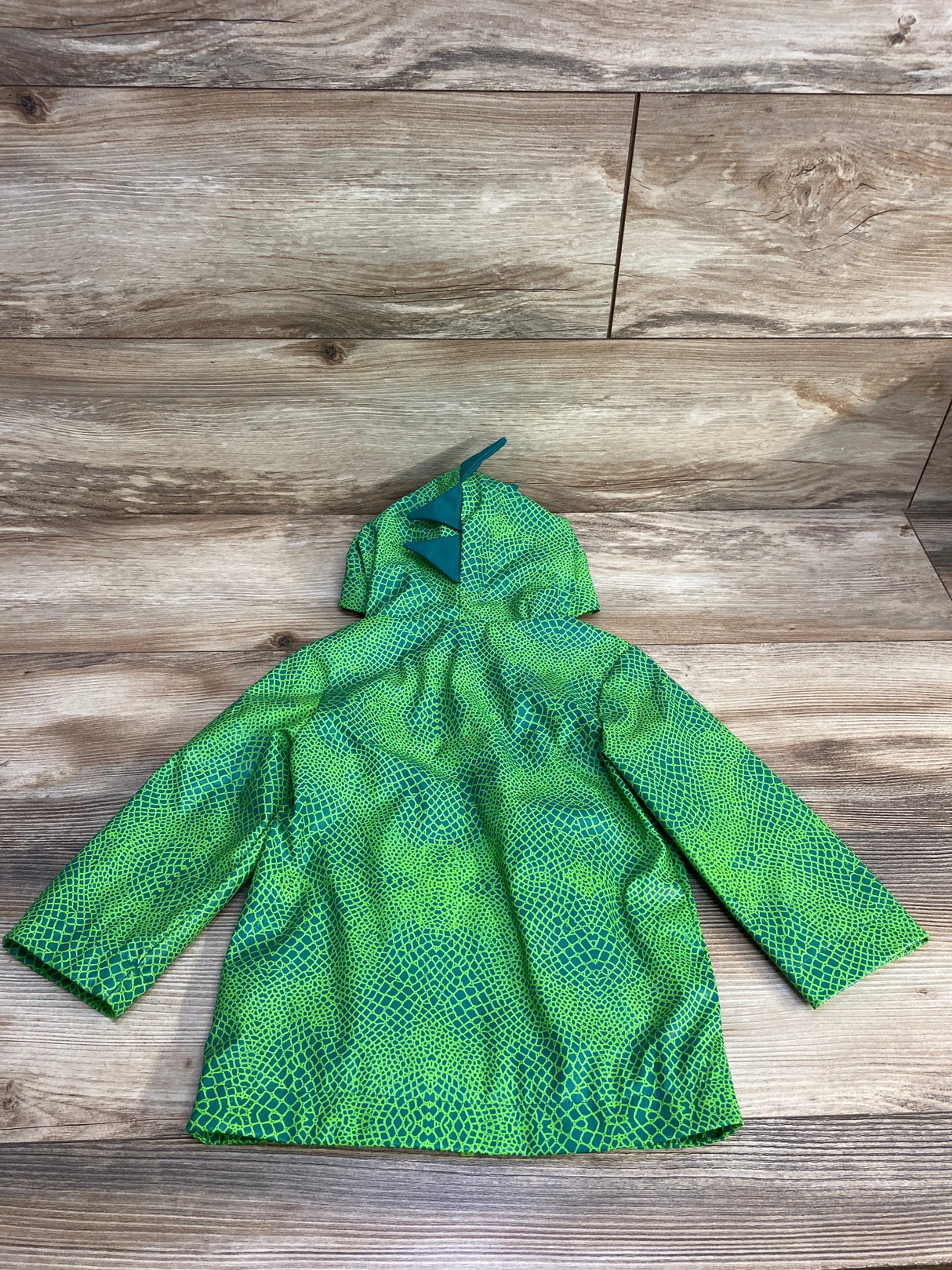 Cat & Jack Lined Dinosaur Rain Jacket Green sz 18m
