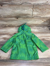 Cat & Jack Lined Dinosaur Rain Jacket Green sz 18m