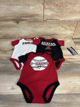 NEW Genuine Merchandise 3pk Arizona Diamondbacks Bodysuits Red sz 6-9m