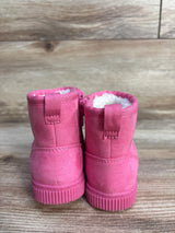 Cat & Jack Faux Fur Lined Ankle Boots Pink sz 5c