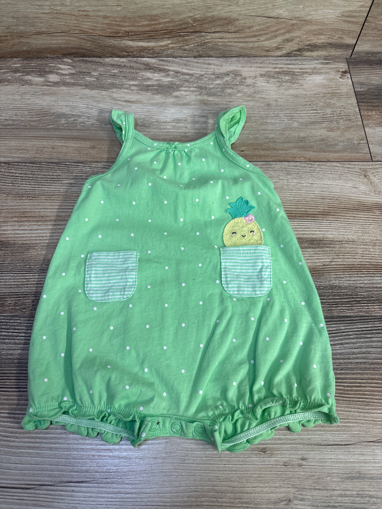 Carter's Shortie Romper Green sz 3m