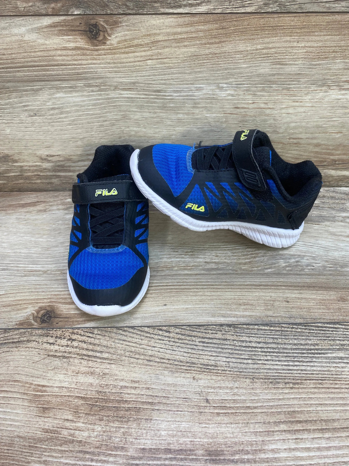 FILA™ Fantom 4 Kids' Running Shoes Blue/Black Sz 9c