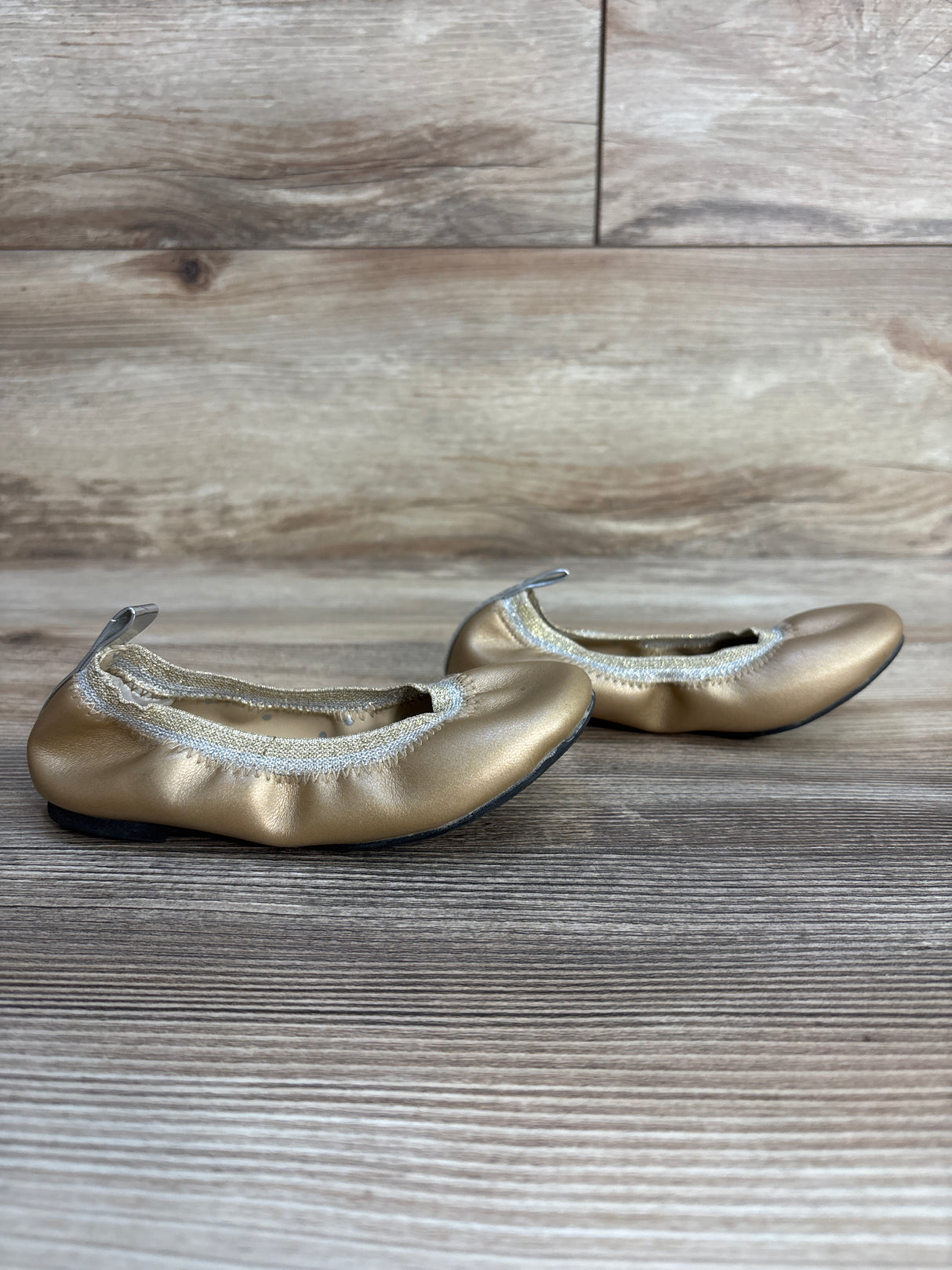 Gymboree Ballet Flats Gold sz 9c