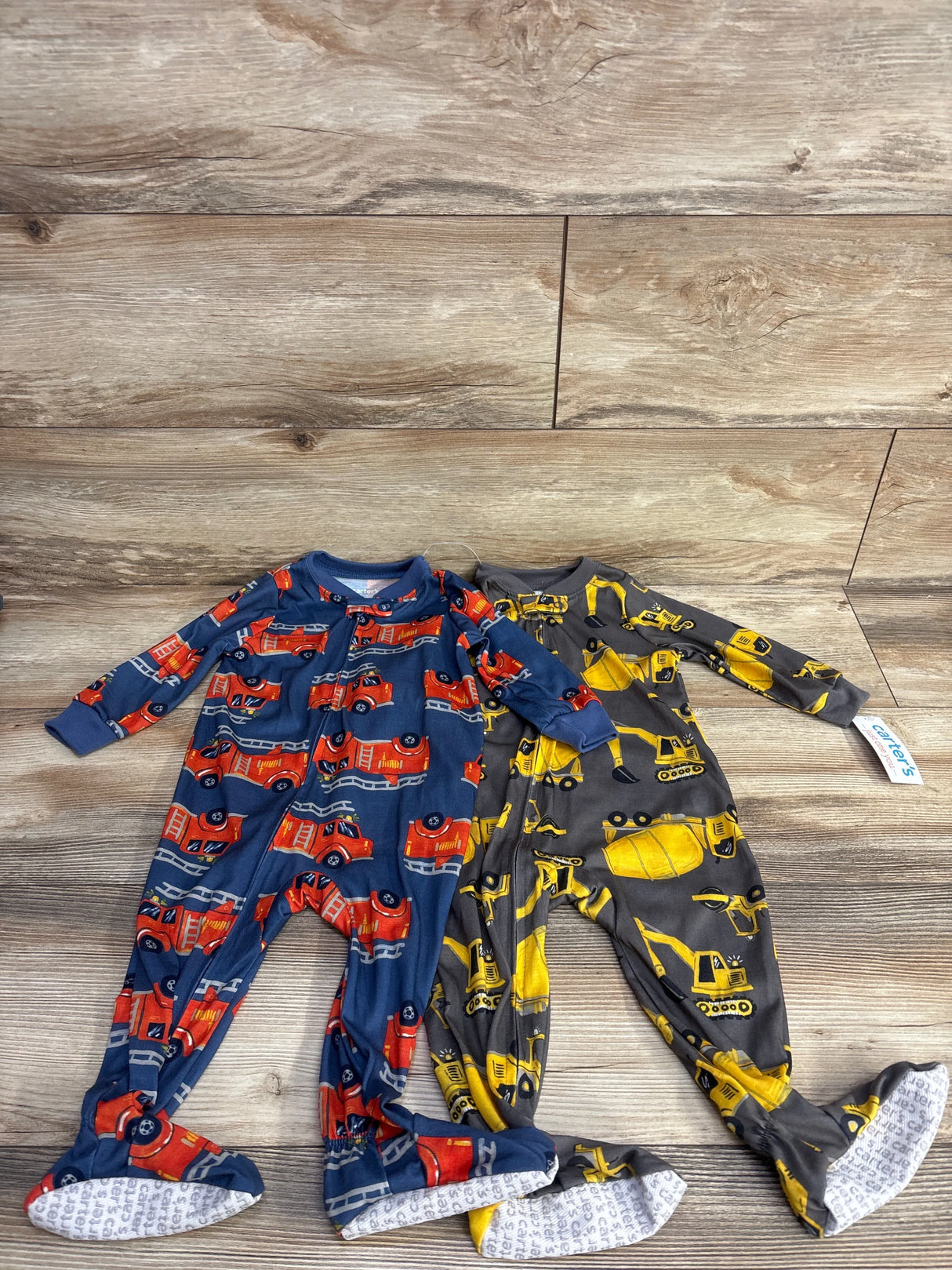 NEW Just One You 2pk Fire Truck Sleeper Navy sz 12m
