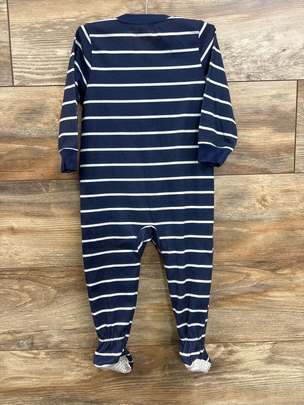 Just One You Striped Print Sleeper Blue sz 18m