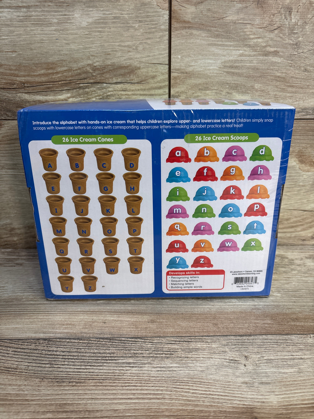 NEW Lakeshore Alphabet Cones