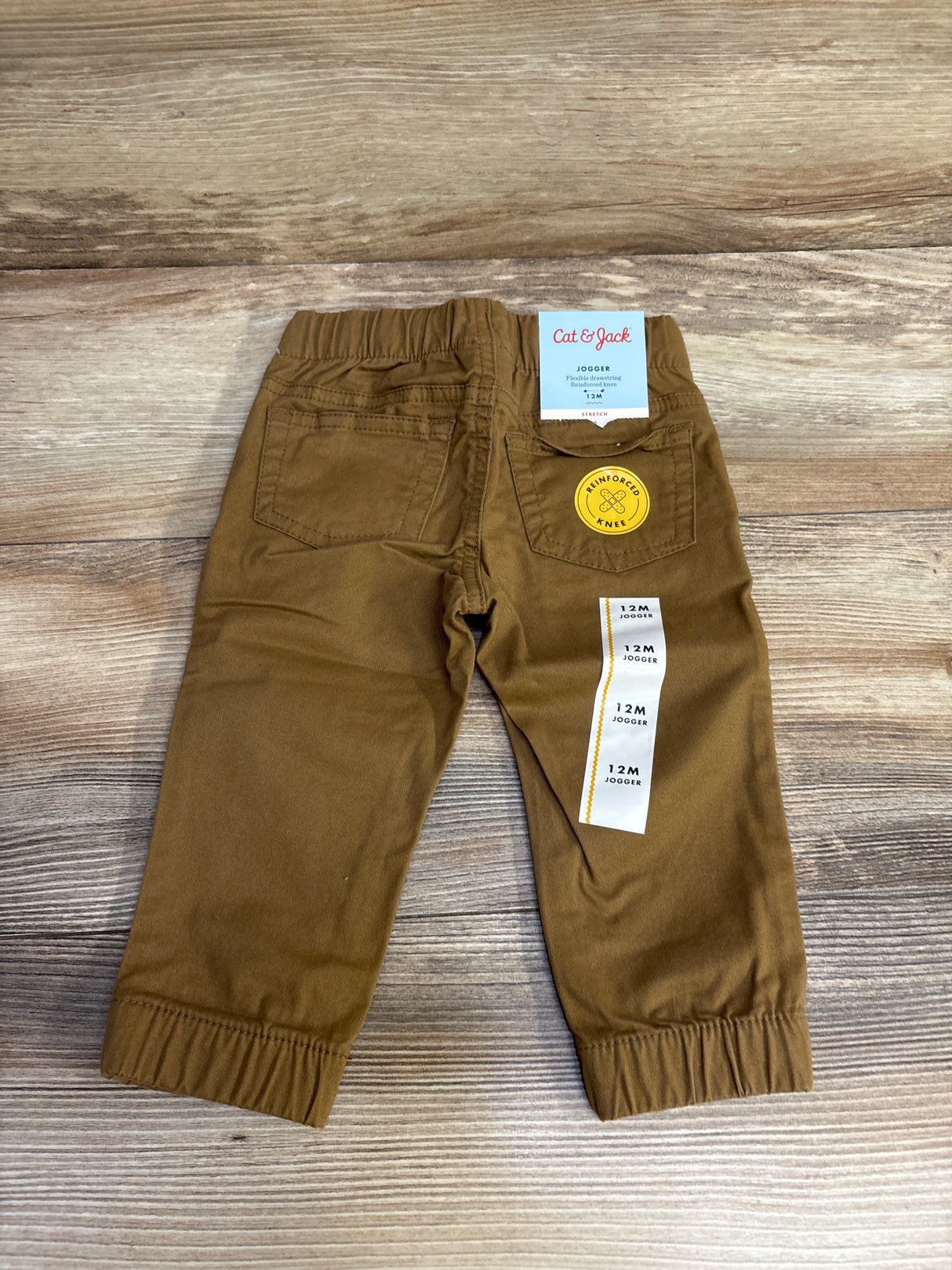 NEW Cat & Jack Joggers Tan sz 12m