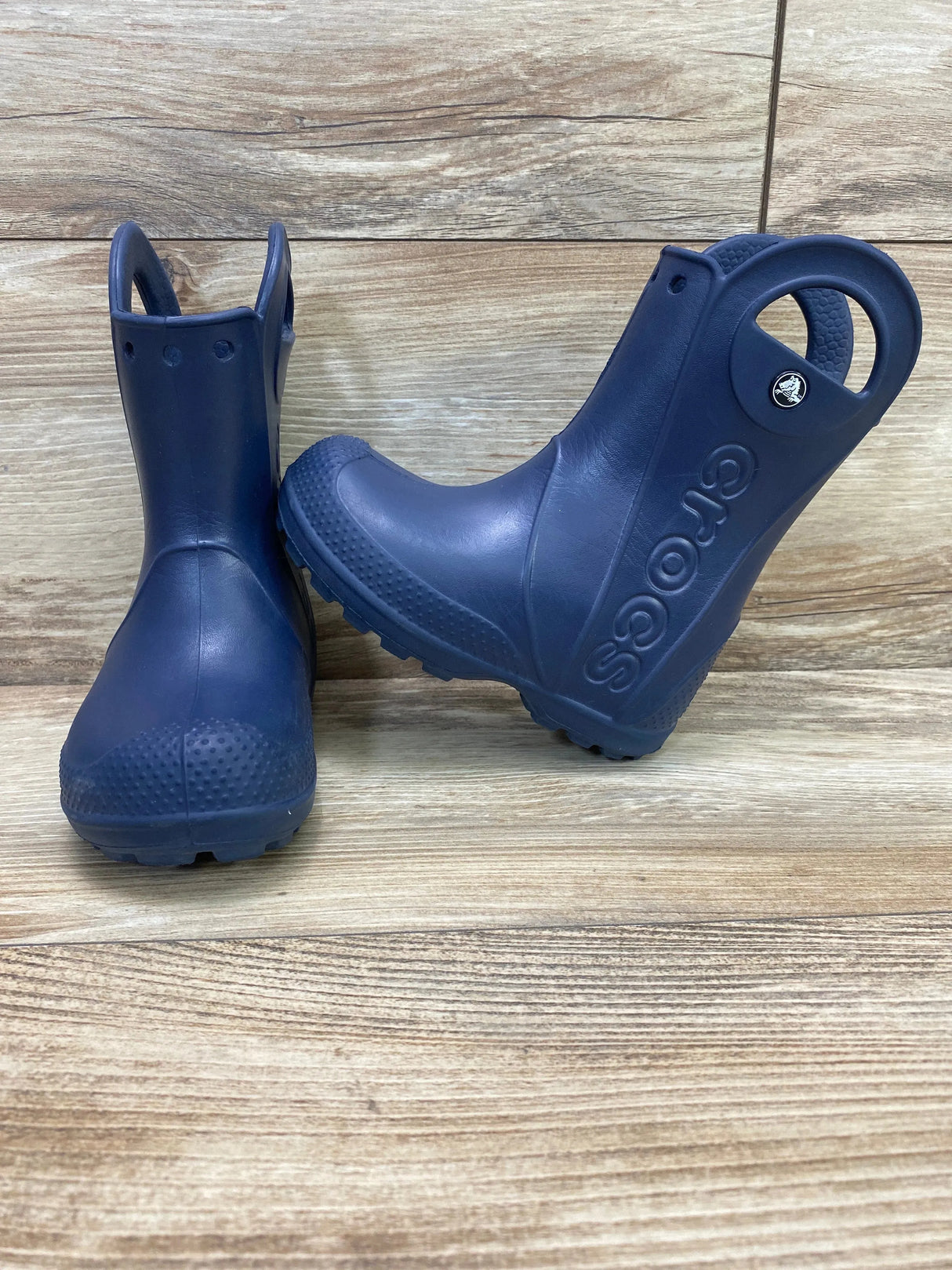 Crocs Kids' Handle It Rain Boots Blue sz 8c