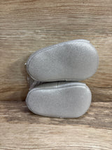 NEW Child of Mine Bow Soft Sole Shoes Grey sz 0/1c