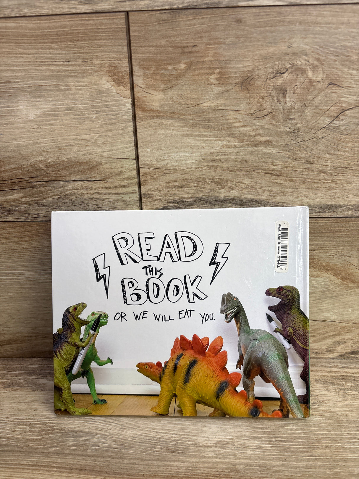 What the Dinosaurs Did Last Night Hardcover Book