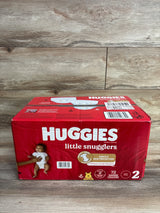 NEW Box of Huggies Little Snugglers Disposable Diapers 72ct. Size 2